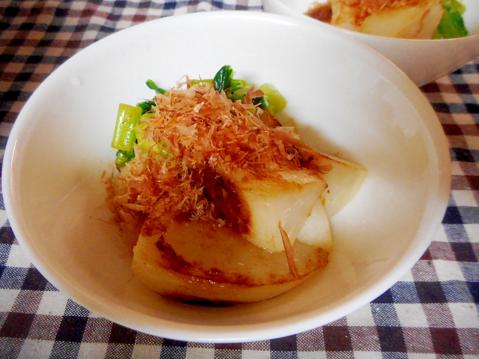 焼きかぶのおかかポン酢