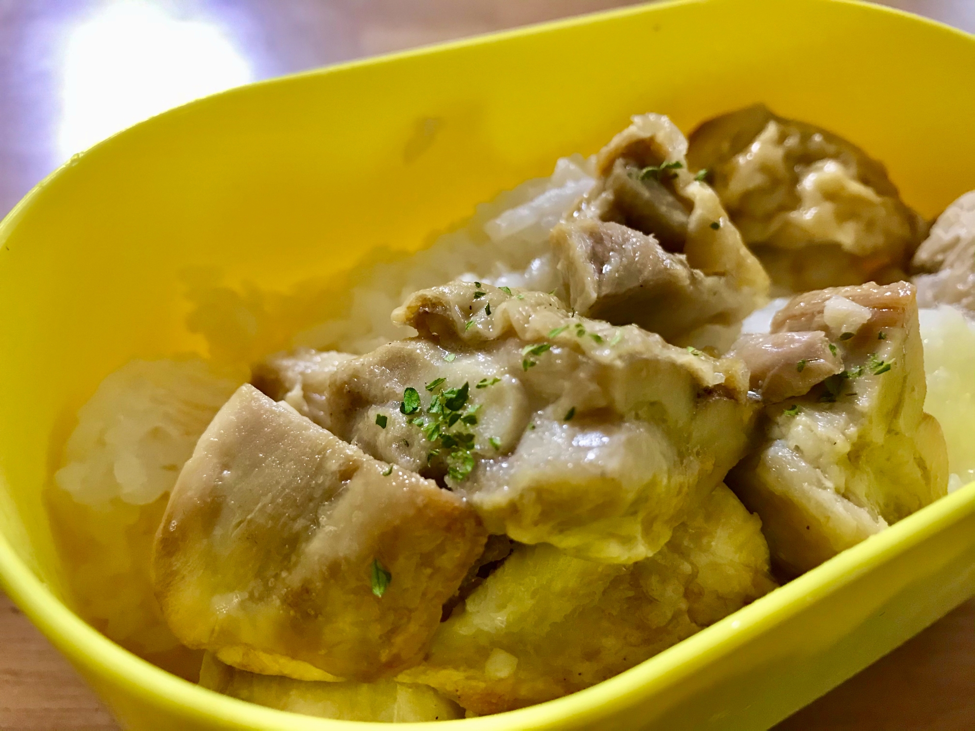 炊飯器で♡チキンごはん