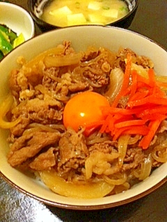 我が家の牛丼