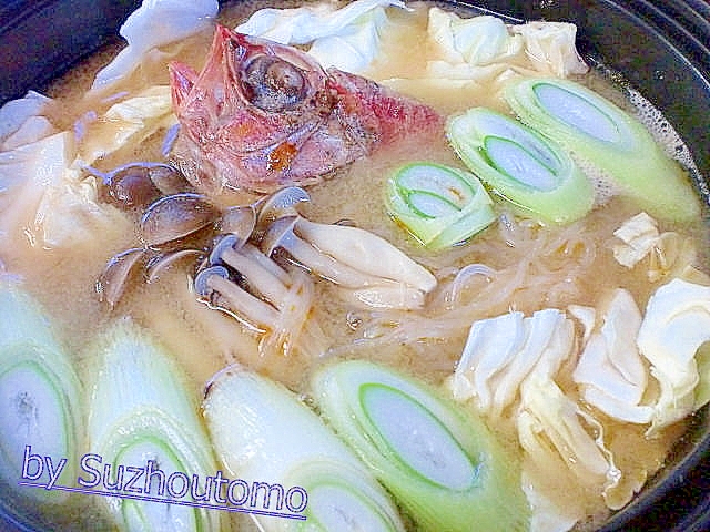 コク旨ほっかほか 干物金目鯛の味噌鍋