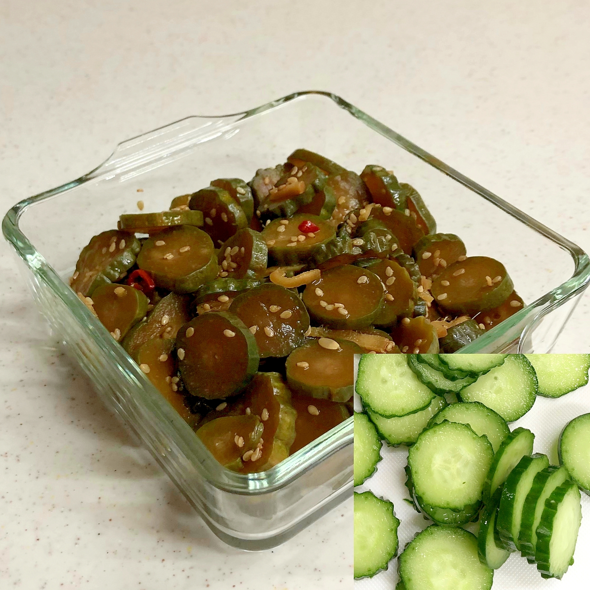 ★➋生きゅうりで作る 東海漬物キューちゃん風★