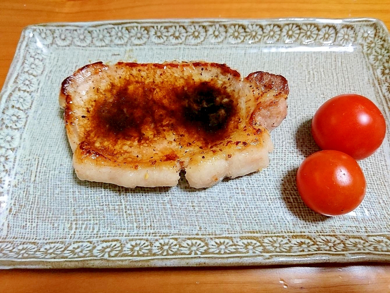 豚ロースのバルサミコ焼き