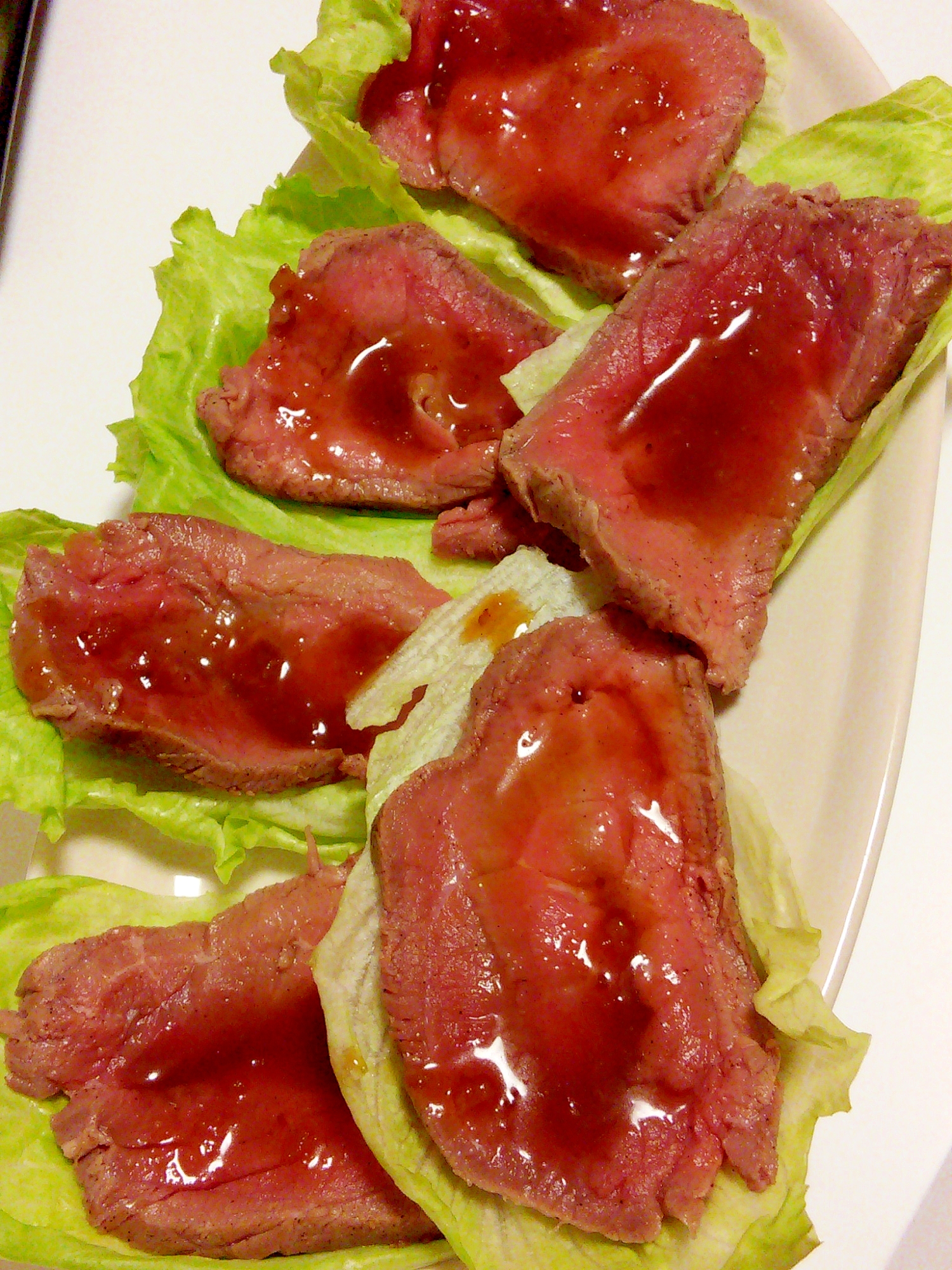 手作り玉ねぎドレッシングで ローストビーフサラダ レシピ 作り方 By みずたまsweet 楽天レシピ