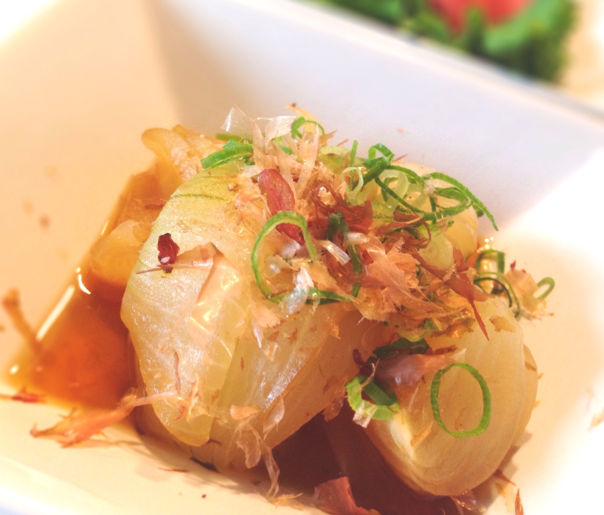 電子レンジで丸ごと玉ねぎの煮物