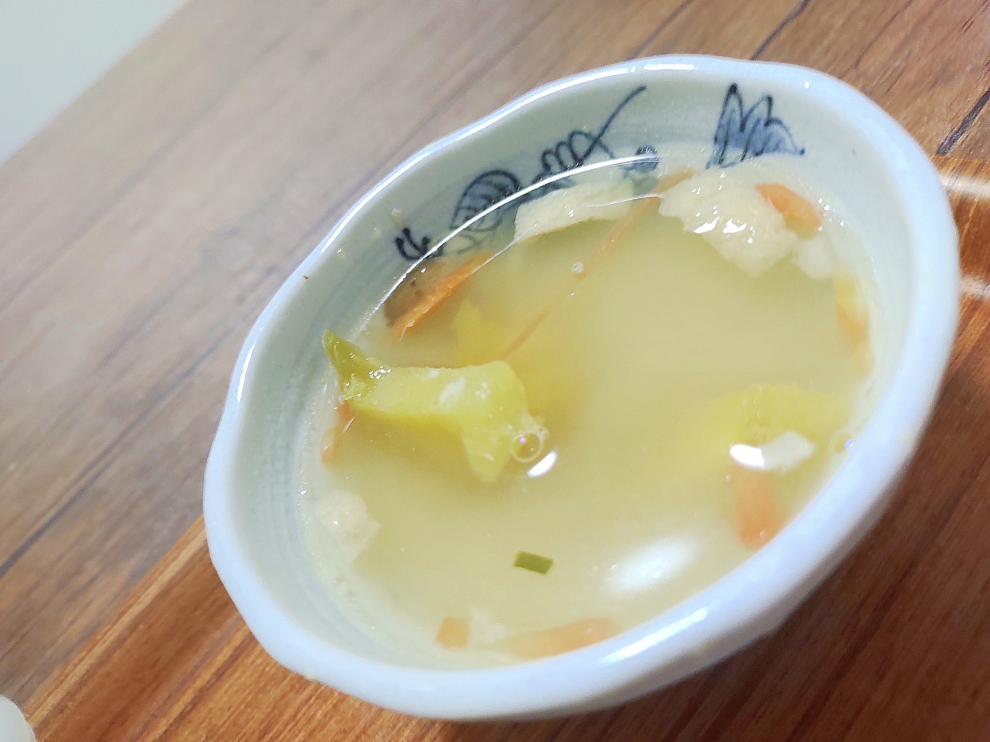 幼児食　さつまいもの味噌汁