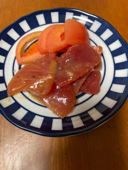 マグロで作ってみました！わさびの風味がして美味しかったです！