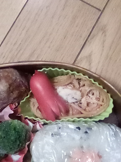 うちのお弁当のおかず　冷凍保存　ナポリタン