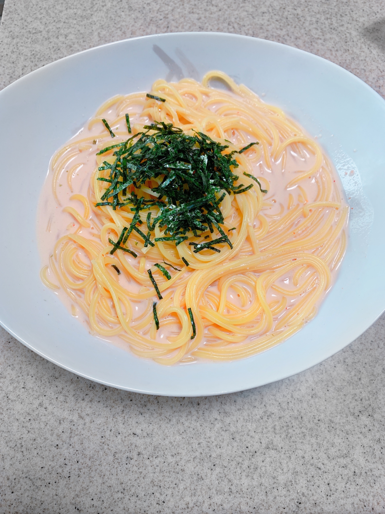 また食べたくなる❗️辛子明太子クリームスープパスタ