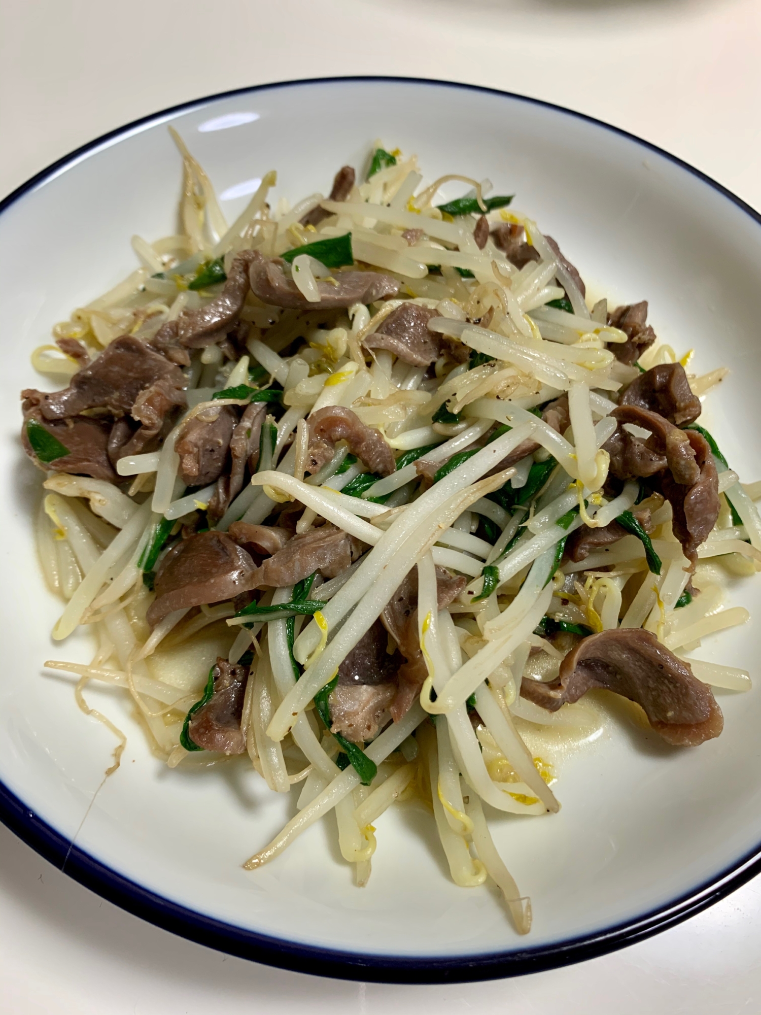 砂肝のニラもやし炒め レシピ 作り方 By ぽんかい 楽天レシピ