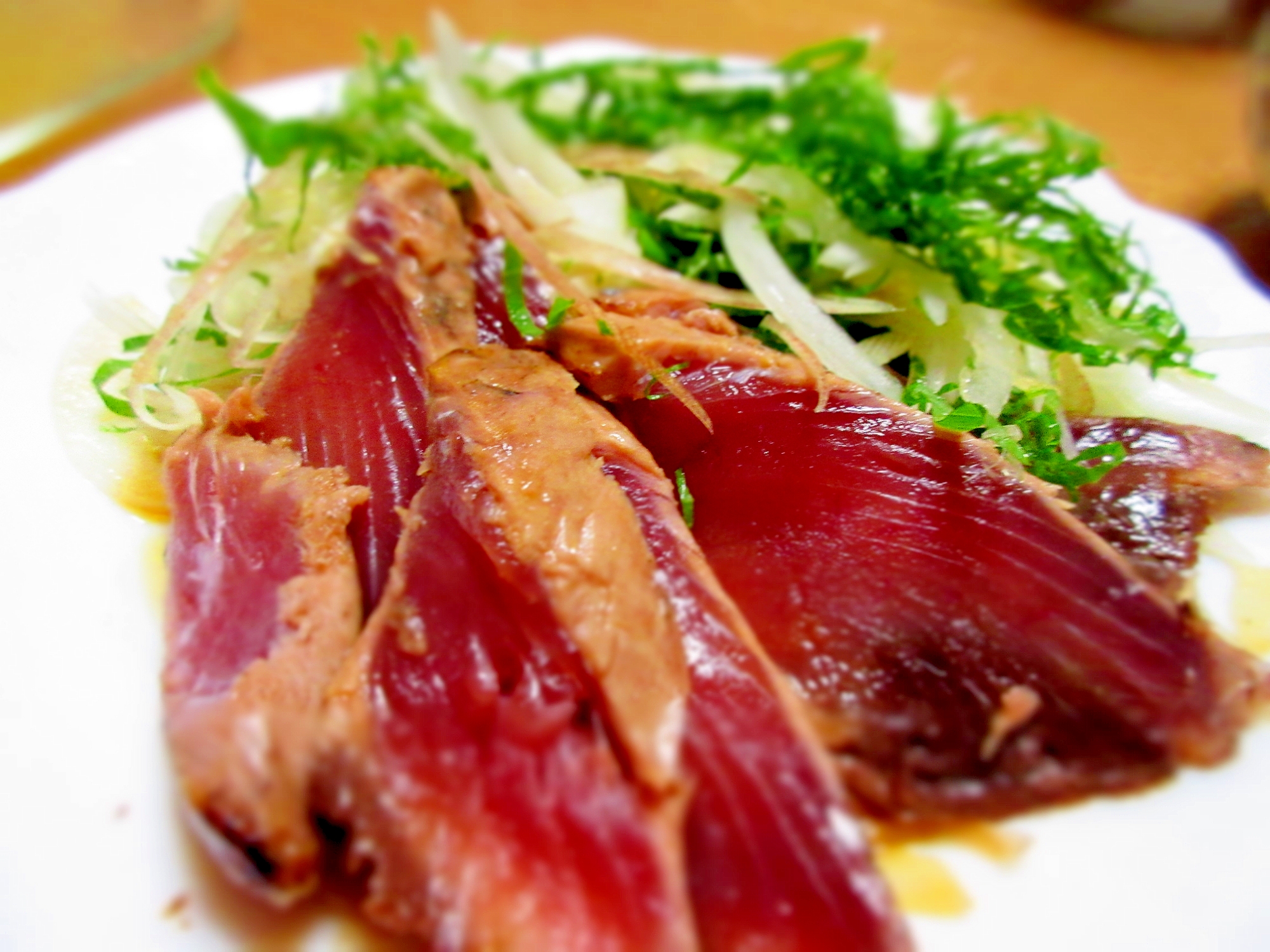 フライパンで鰹のたたき レシピ 作り方 By Miashimatora 楽天レシピ フライパンで鰹のたたき レシピ 作り方 By Miashimatora 楽天レシピ