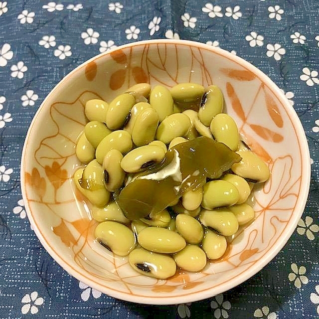 青大豆のひたし豆