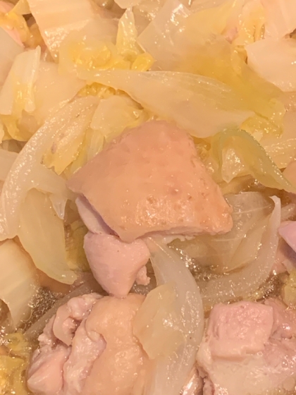 白菜と鶏肉の煮物
