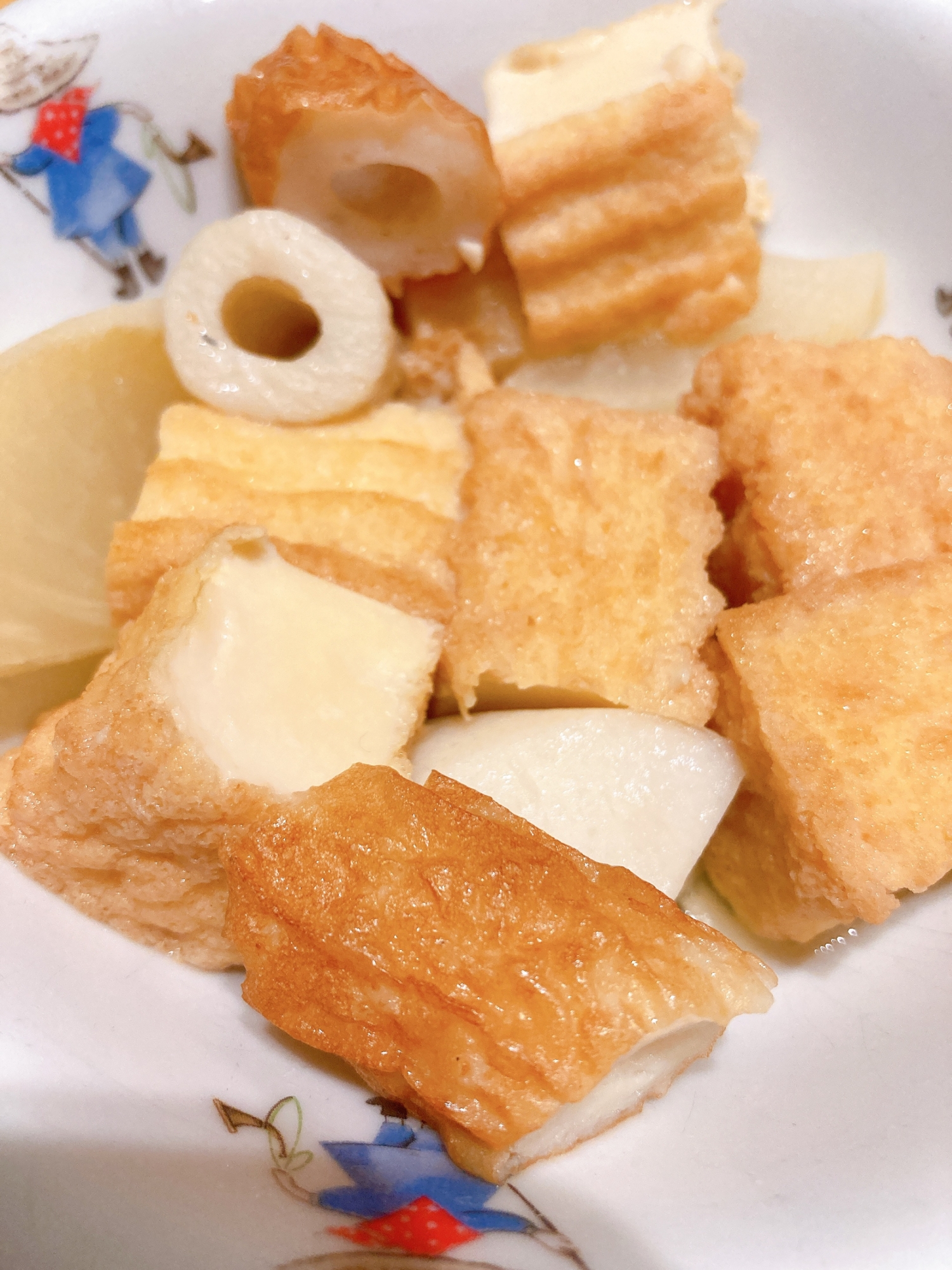 里芋とちくわと大根と厚揚げの煮物