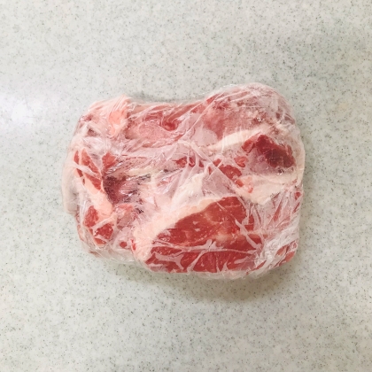 ラム肉の冷凍保存☆