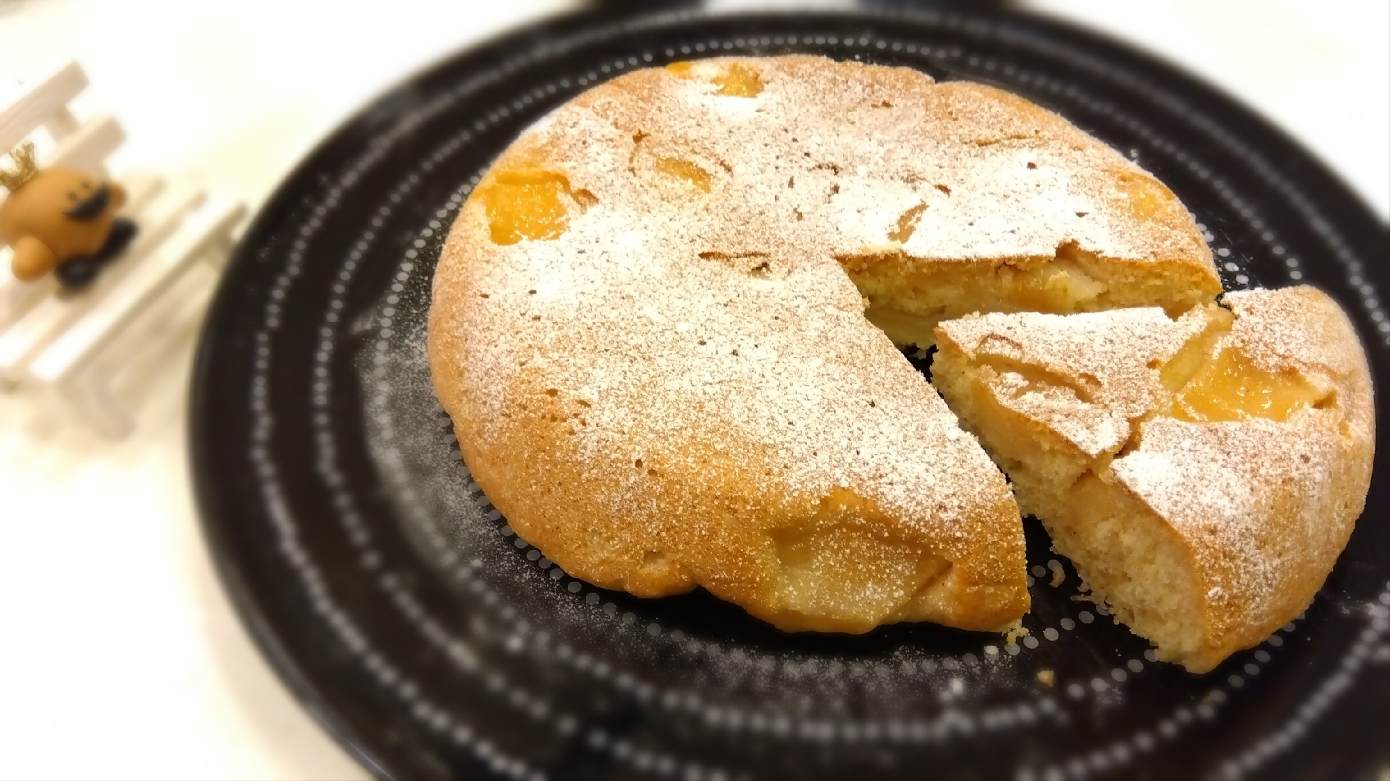 電気圧力鍋で簡単でおいしいりんごのケーキ