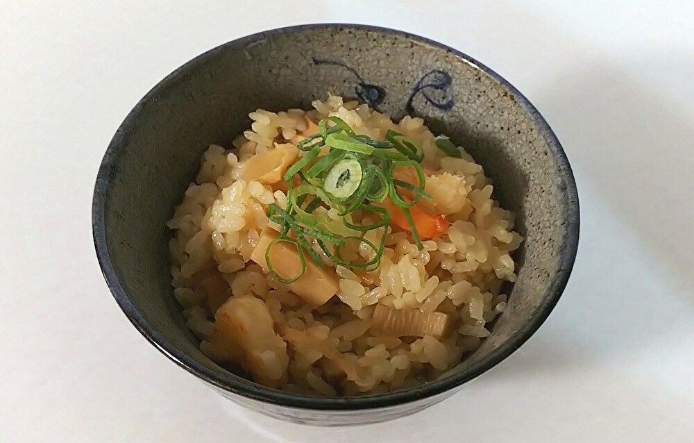 ラーメンのメンマで⚝中華おこわ風炊き込みごはん