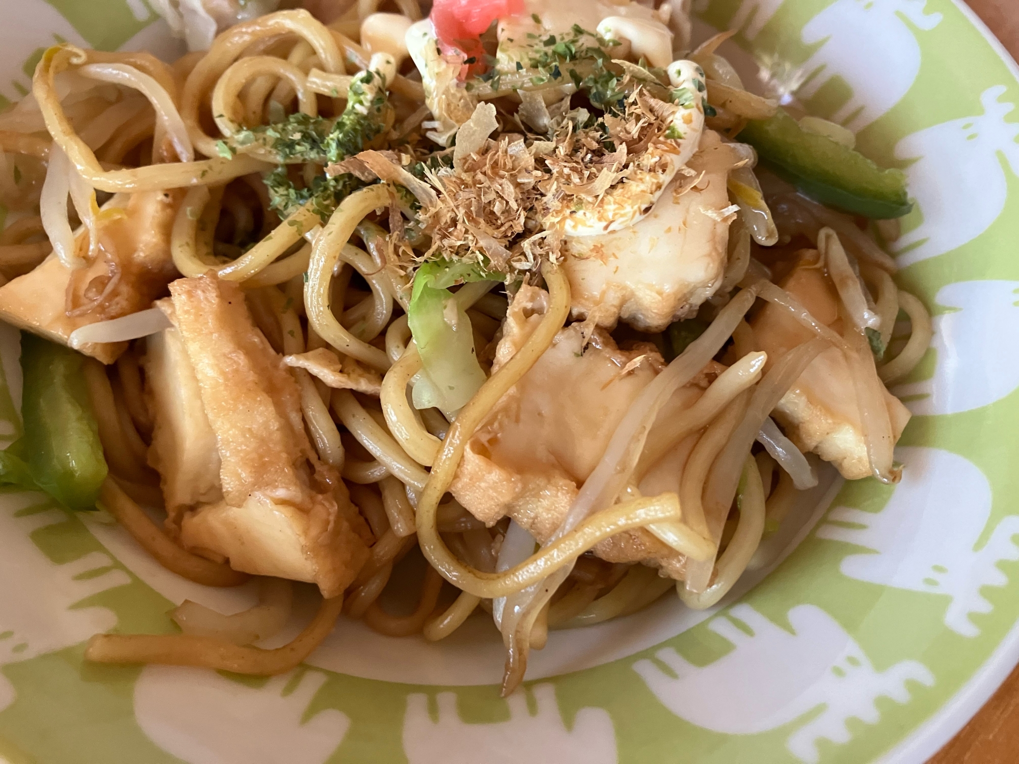 絹揚げ入り焼きそば