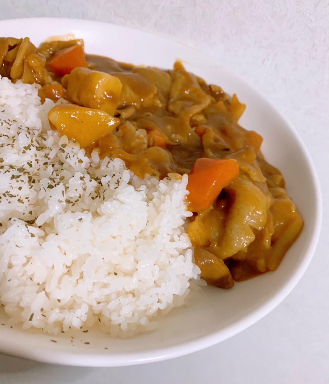 レンジで時短バーモントカレー