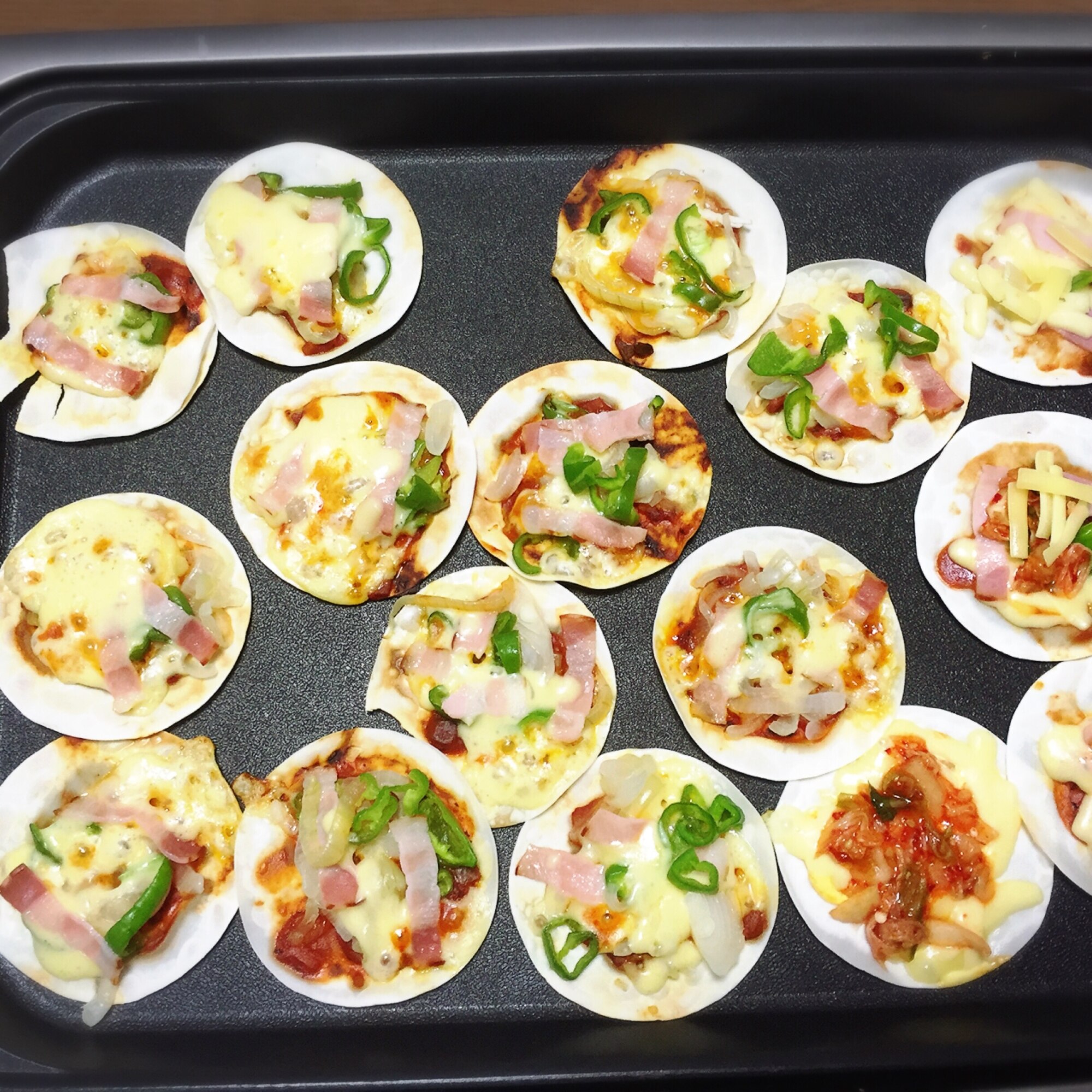 餃子 の 皮 ピザ