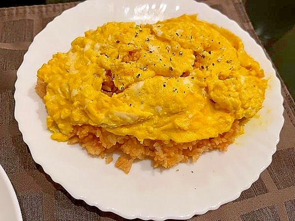 乗せるだけかんたん！ふわとろオムライス