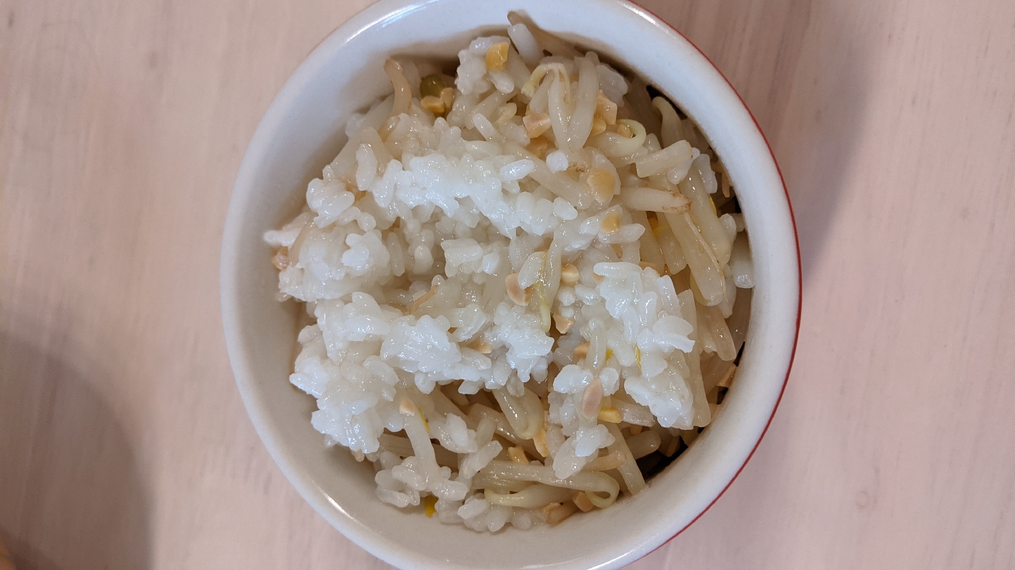 離乳食に♪納豆もやしご飯