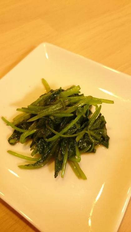 大人の箸休め☆みつばのからし和え
