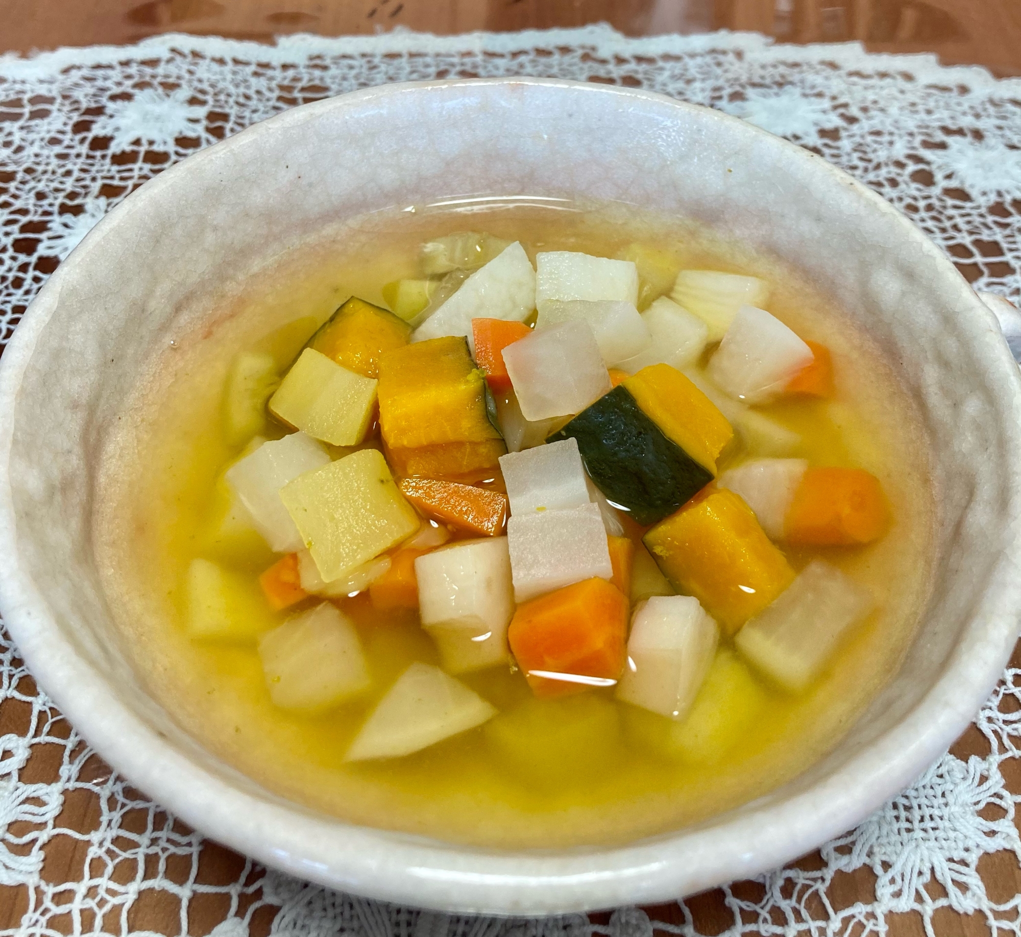 STABUで根菜メインのお腹にやさしい☆スープ(2)
