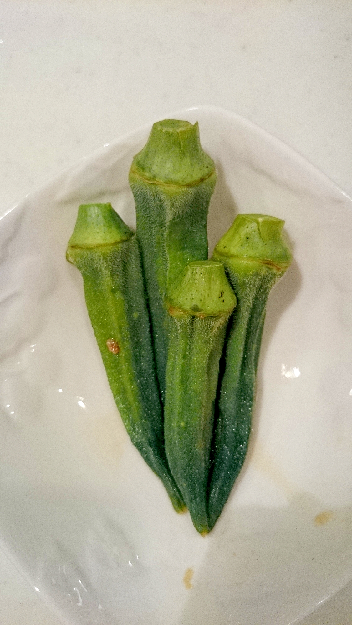 お弁当のミニおかず☆おくらの麺つゆ煮