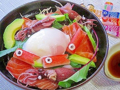 海鮮サラダ寿司
