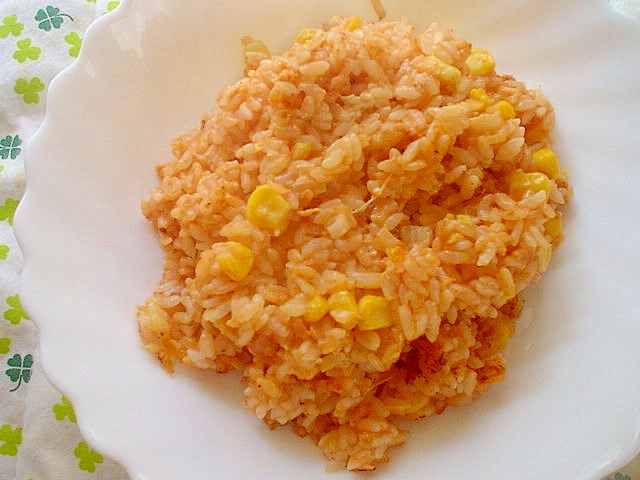 オムライスより簡単 卵混ぜケチャップライス レシピ 作り方 By デブネコたん W ノ 楽天レシピ