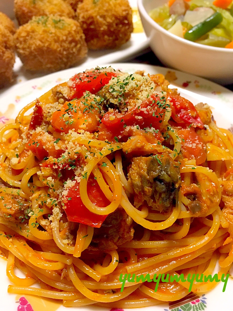 さば缶のトマトパスタです 食べたい時にサッ とね レシピ 作り方 By ゆんゆんゅん 楽天レシピ さば缶のトマトパスタです 食べたい時にサッ とね レシピ 作り方 By ゆんゆんゅん 楽天レシピ