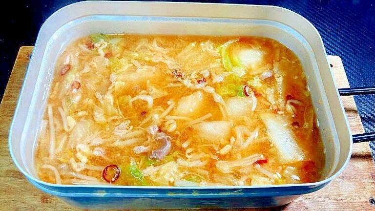 【素朴飯】味噌砂肝鍋