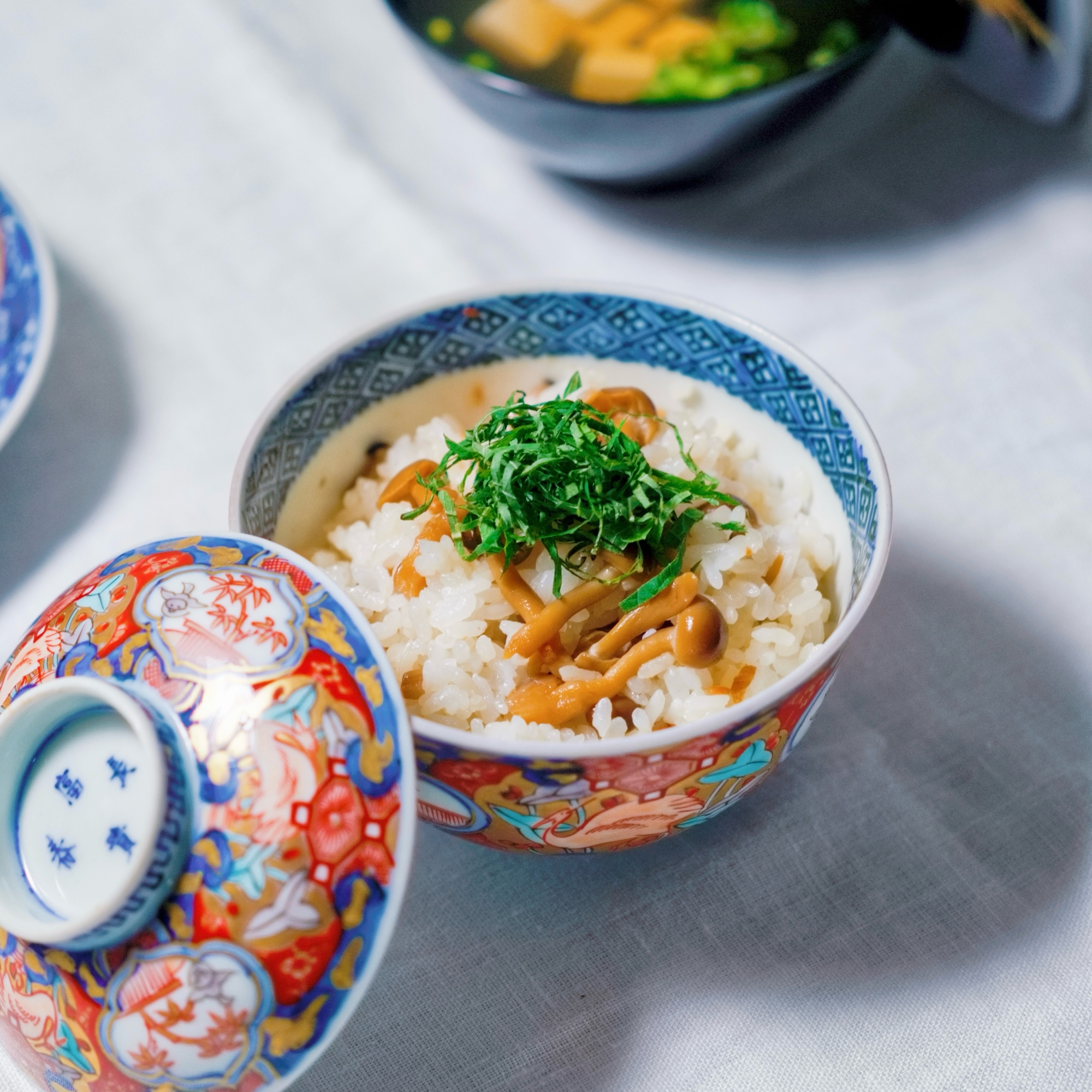 しめじと梅干しの混ぜご飯【和食・主食】