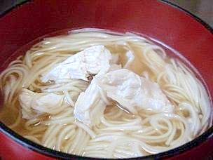 鶏肉入りにゅうめん