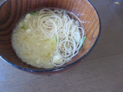 夏の余ったそうめんの活用♪にゅうめん