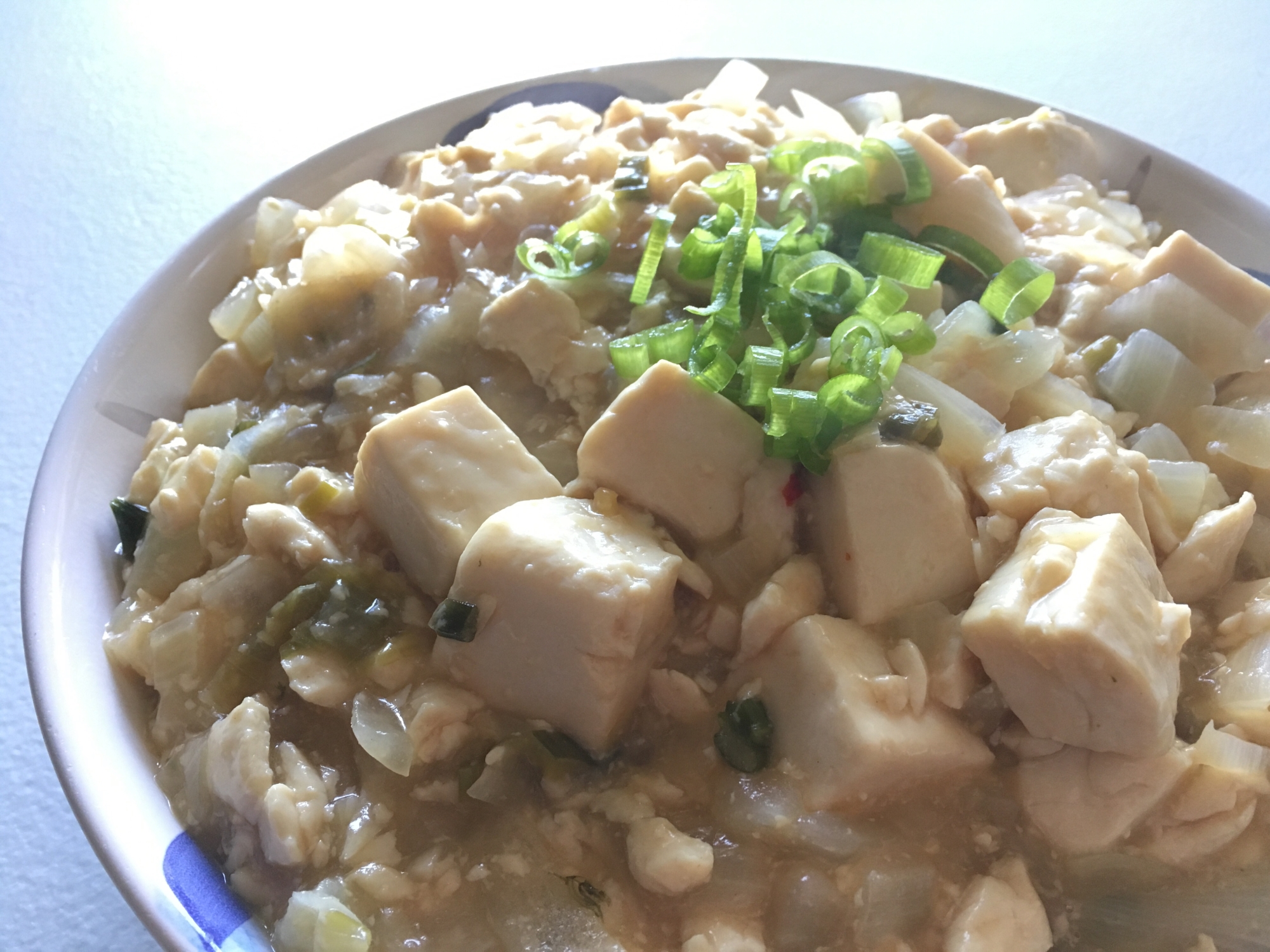 (¨̮)⑅優しい味の肉なし麻婆豆腐.·˖*
