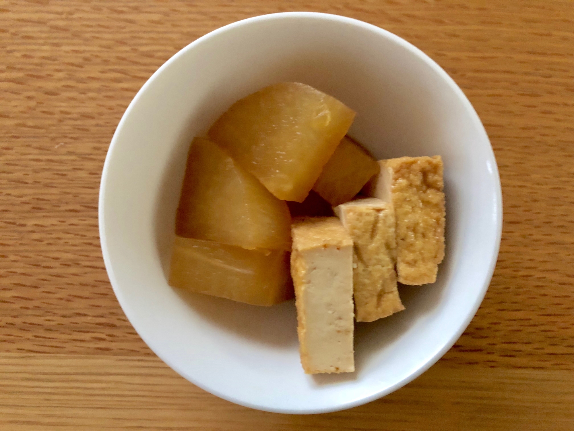 厚揚げと大根の煮物