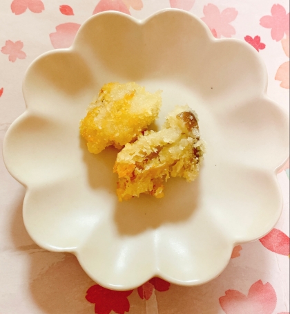 サクサク揚げたて♪とても美味しくできましたෆ*ｵｨｼｨෆ(⸝⸝> ᢦ <⸝⸝)ˎˊ˗