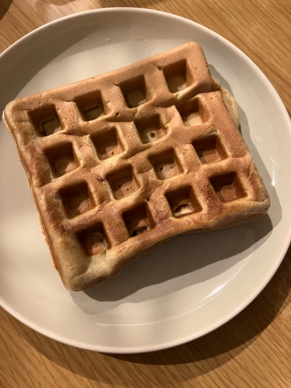 【幼児食】オートミールワッフル