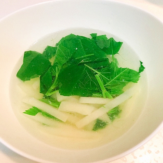 じゃがいも大量消費に モロヘイヤの中華スープ レシピ 作り方 By えだ豆カシューナッツ 楽天レシピ