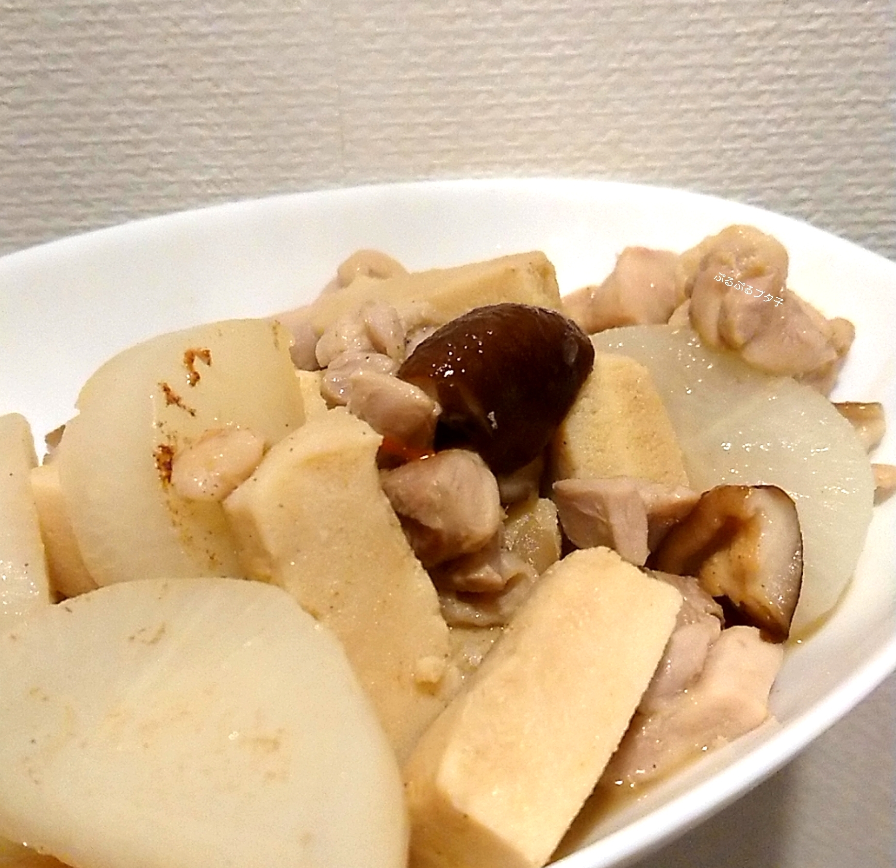 鶏肉と大根のあったか煮 レシピ 作り方 By ぷるぷるブタ子 楽天レシピ