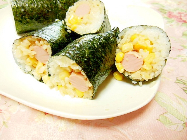 ❤魚肉ソーセージとプルコギマヨの巻き寿司❤