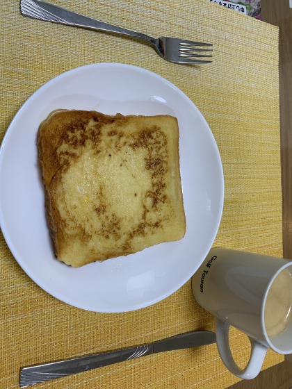 食パンで作りました！！　
家族ぶんつくってみんなで食べたらみんなすごく美味しいと言っていました。