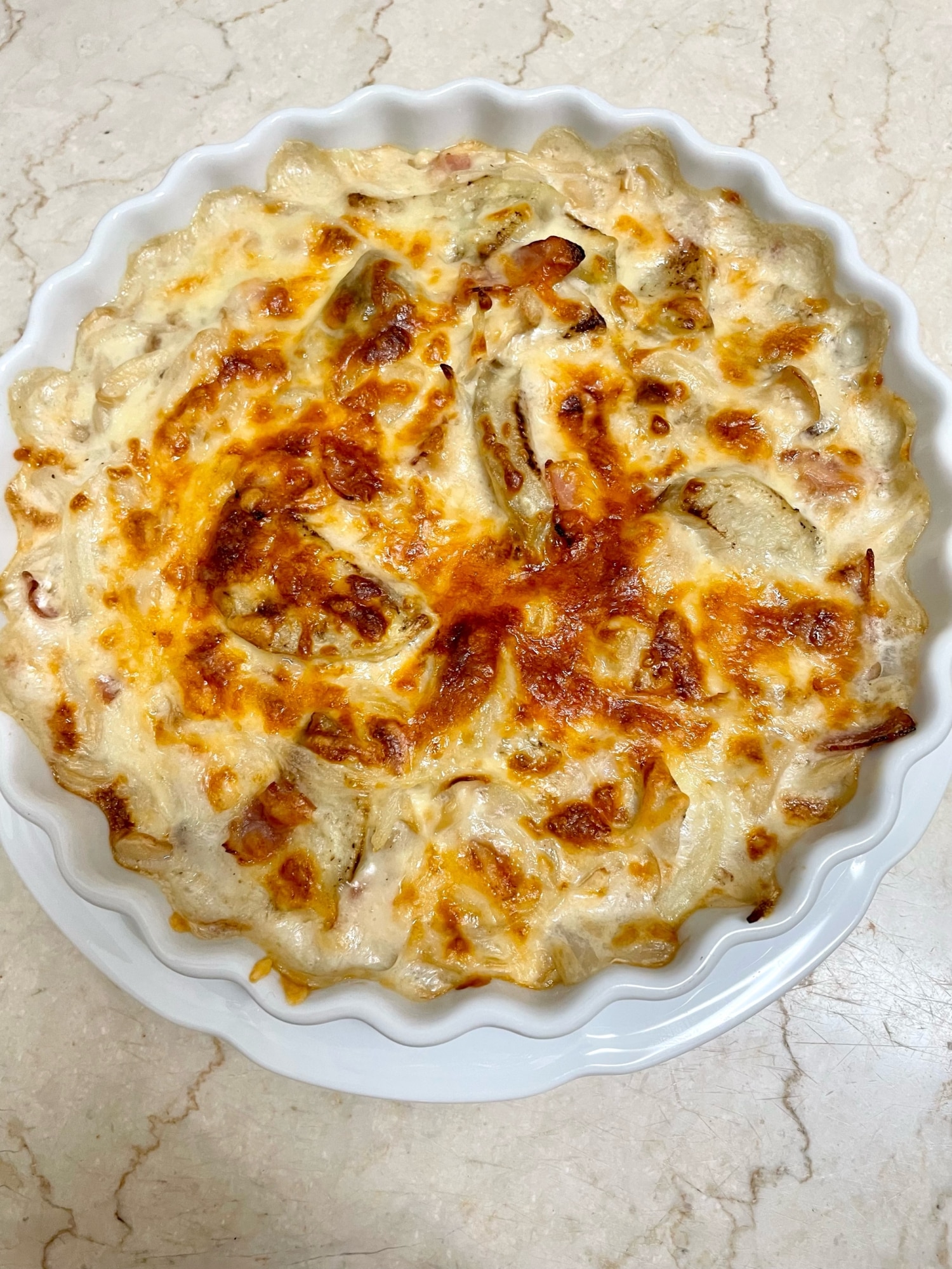 白ナスのグラタン☆とろ〜り美味しい！ レシピ・作り方 by さくすず