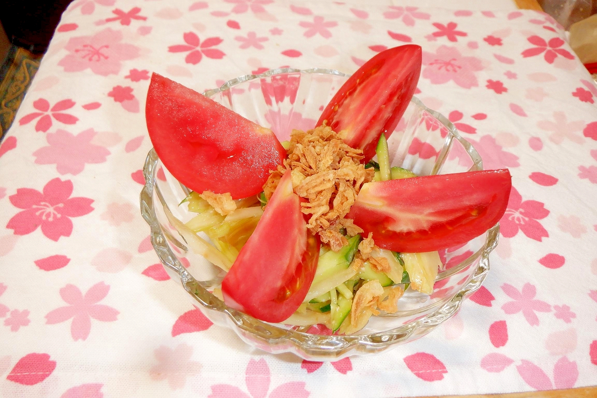 餃子のタレで♪セロリと胡瓜の中華風味噌和え