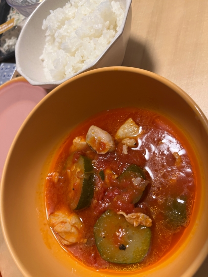 トマト缶deトマトシチュー