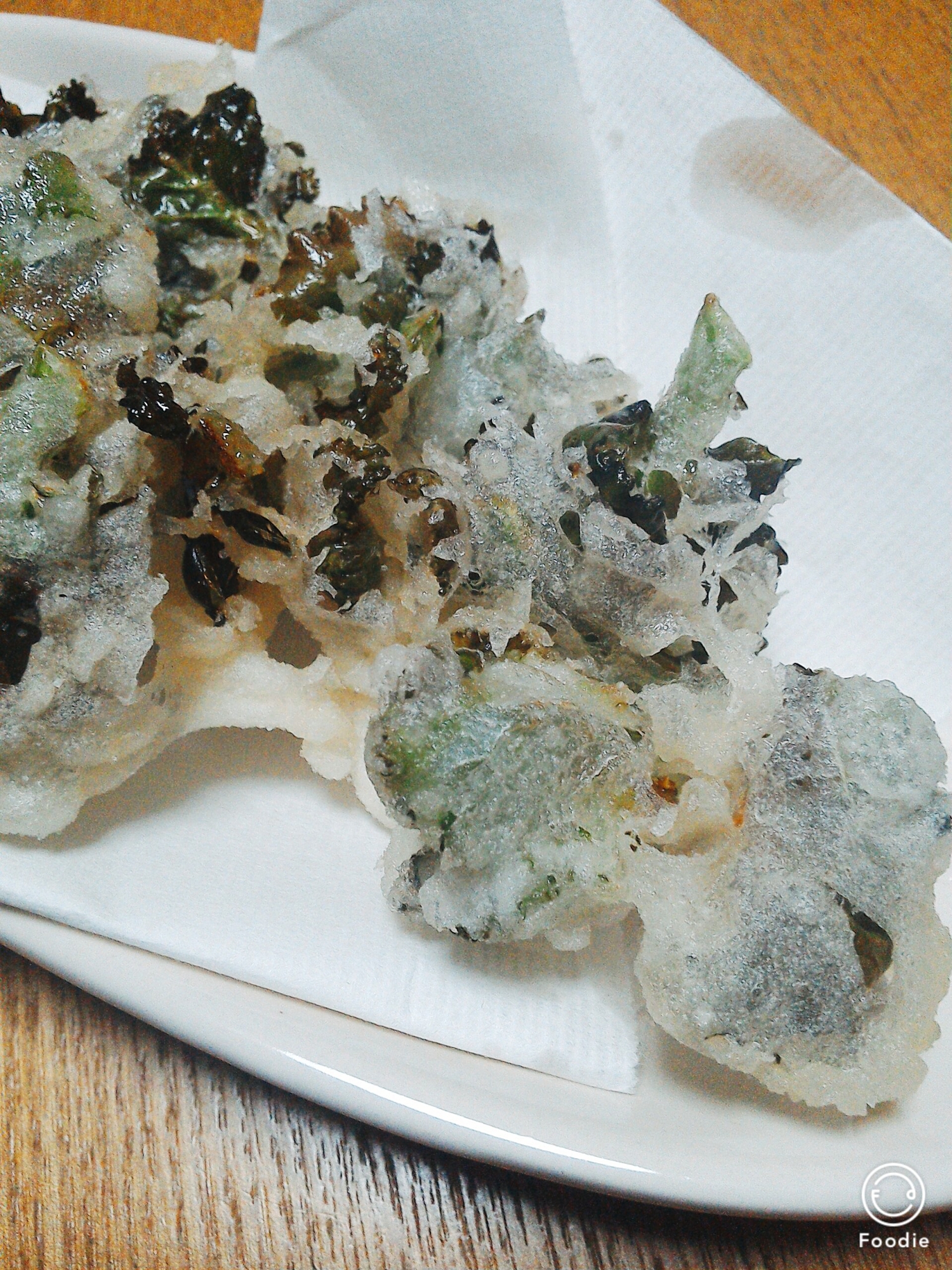 プチヴェールの天ぷら(春野菜の天ぷら)