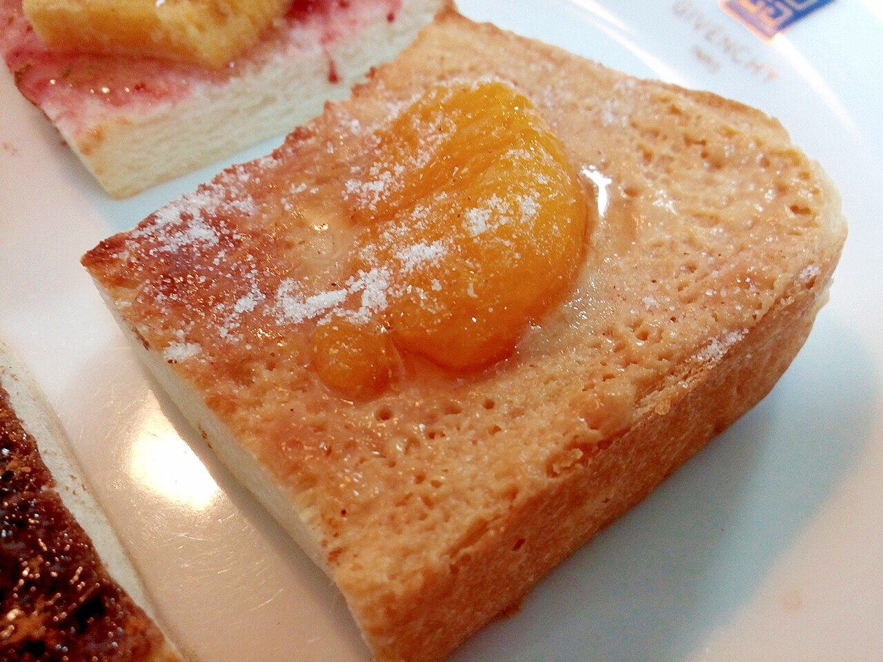 ピーナッツクリームとみかんのミニトースト レシピ・作り方 by ぷ