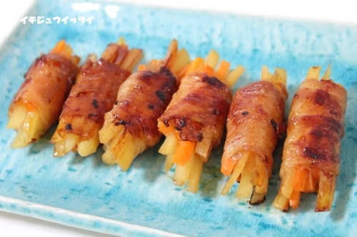 ほくほく甘辛 じゃがいもと人参の肉巻き レシピ 作り方 By Ttkkoo29 楽天レシピ ほくほく甘辛 じゃがいもと人参の肉巻き レシピ 作り方 By Ttkkoo29 楽天レシピ