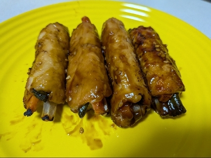 ズッキーニの豚肉巻きグリル